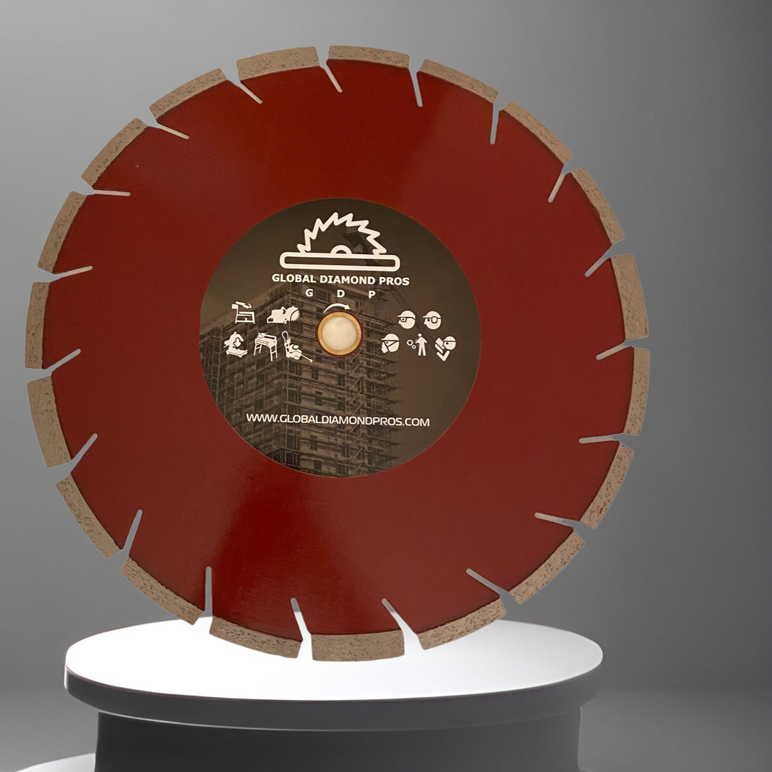 Diamond Blade Cutting Depths - Saw Blade Diameter Cutting Depth Chart - Global Diamond Pros