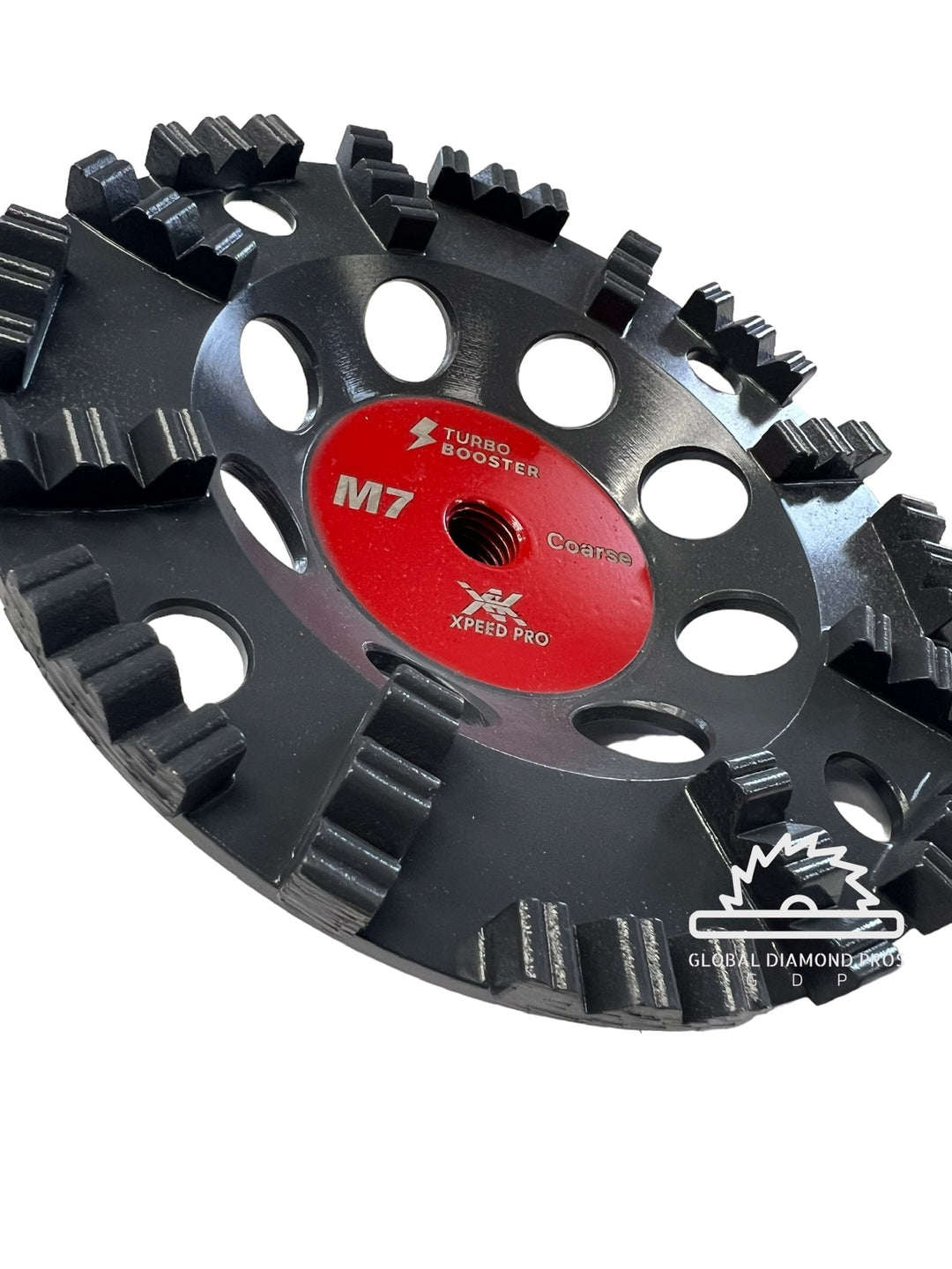 7" Turbo Diamond Cup Wheel + Wrench Kit for Concrete Grinding | 5/8"-11 Thread | Epoxy, Glue & Coating Removal