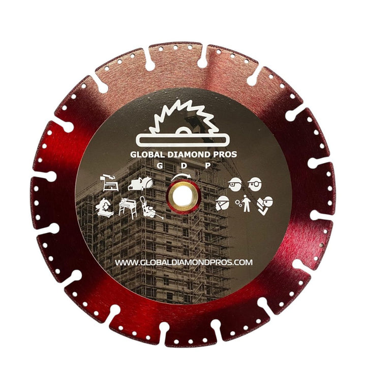 9” All-Cut Battery Fire Rescue Diamond Blade Safety All Cut Demolition Diamond Saw Blade Cordless Battery Cut Off Saw Fire Safety Blade