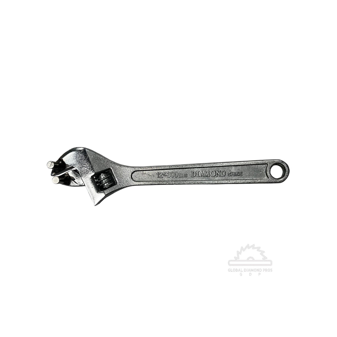 7” Premium S Segment Diamond Cup Wheel + Cup Wheel Wrench Kit Combo