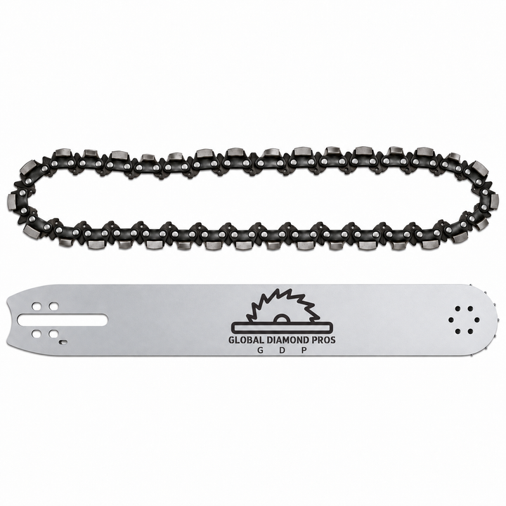 14" Diamond Chain & 14" Guide Bar fits ICS 680 Concrete Chainsaw Package