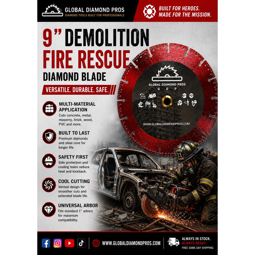 FIRE DEPARTMENT DIAMOND SAW BLADE