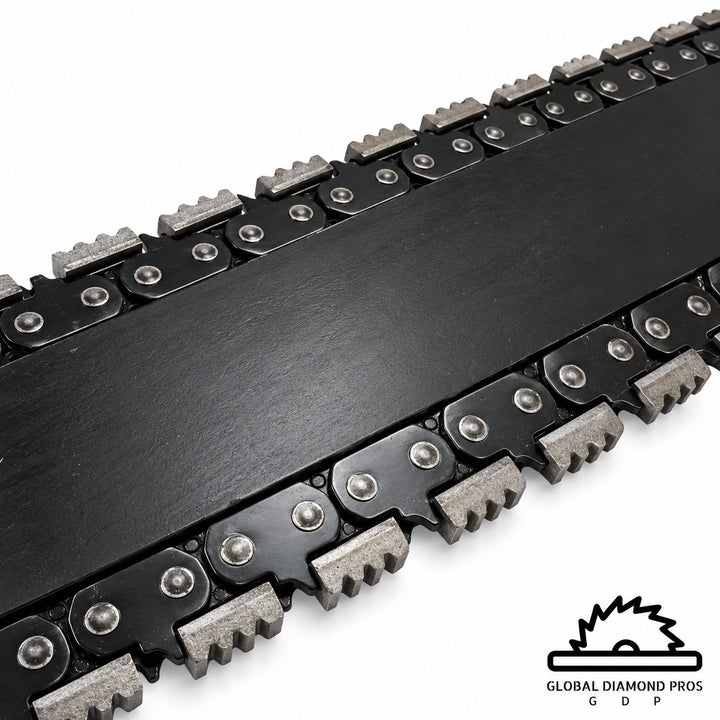 16” Diamond Chain & Guide Bar Kit Fits ICS 695 Gas Chainsaw Concrete Saw