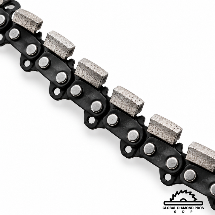 16" Diamond Chain for CSH24 Hydraulic Chainsaw (3/8" pitch) DCC7416PG 80694 HCH50 Diamond Chain