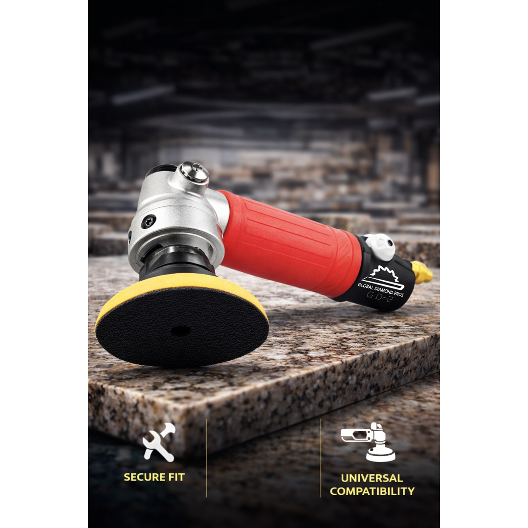 Rubber Backer Pad Xpeed 4” Hook and Loop for Angle Grinders Polishing Pad - 3 Pack