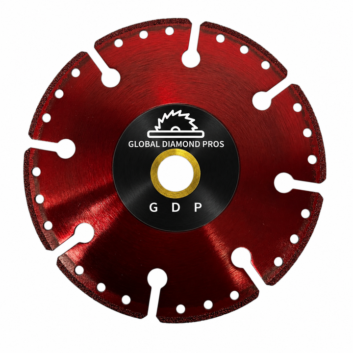 4.5” All-Cut Vacuum Brazed Diamond Blade Cut All For Concrete, Granite, Marble, Brick, Block fits Angle Grinder