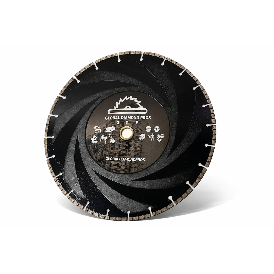 14” Ductile Iron Diamond Blade - Utility Pipe Diamond Blade - Steel - Metal - Ductile Iron Pipe - Cast Iron - PVC - Ductile Iron Diamond Blade