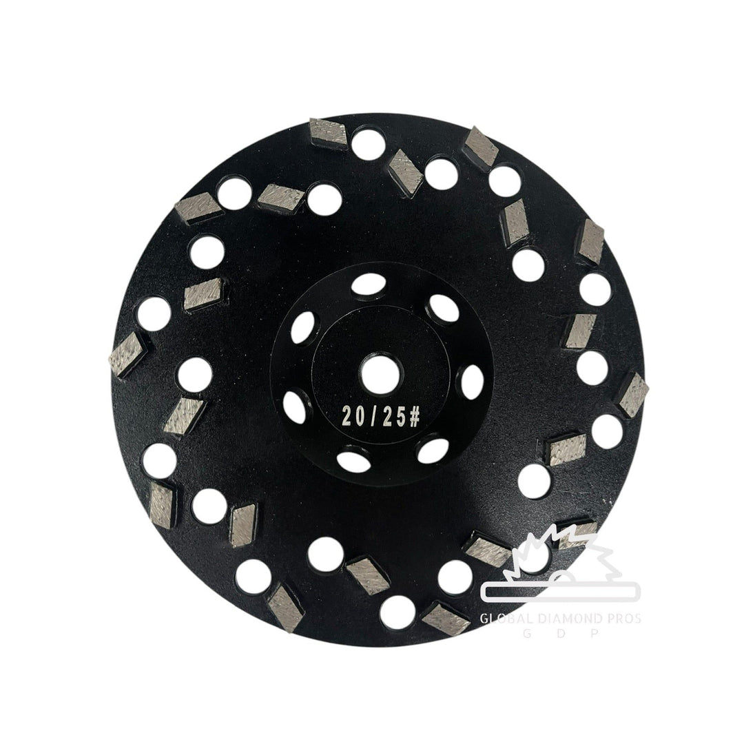 Diamond grinding wheel for angle grinder