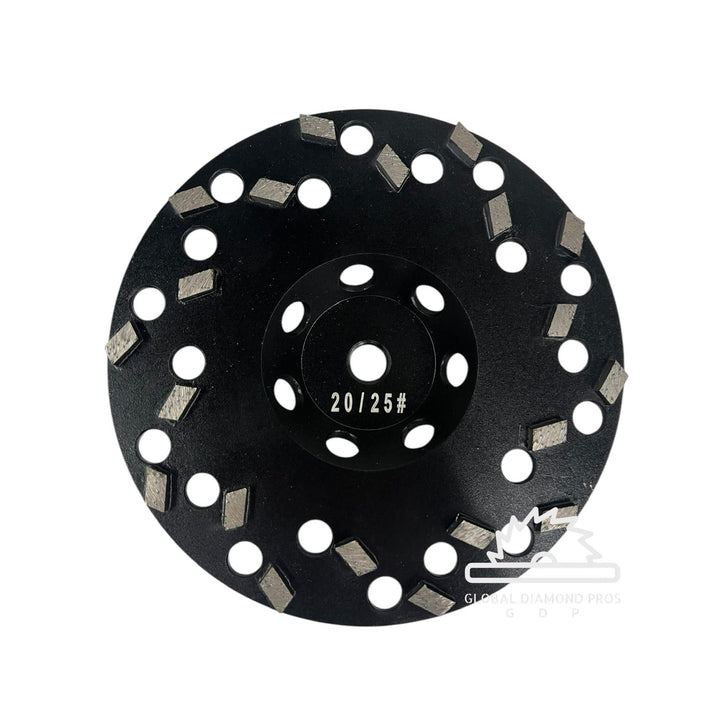 Diamond grinding wheel for angle grinder