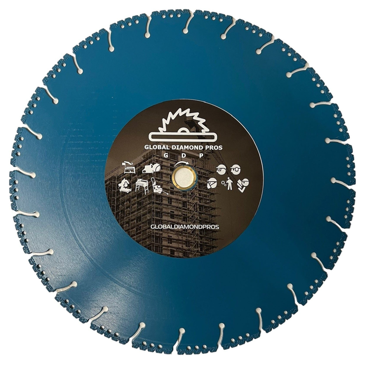14" All Cut Fire Rescue Diamond Blade Cut All Safety Steel Cutting Demolition Diamond Saw Blade