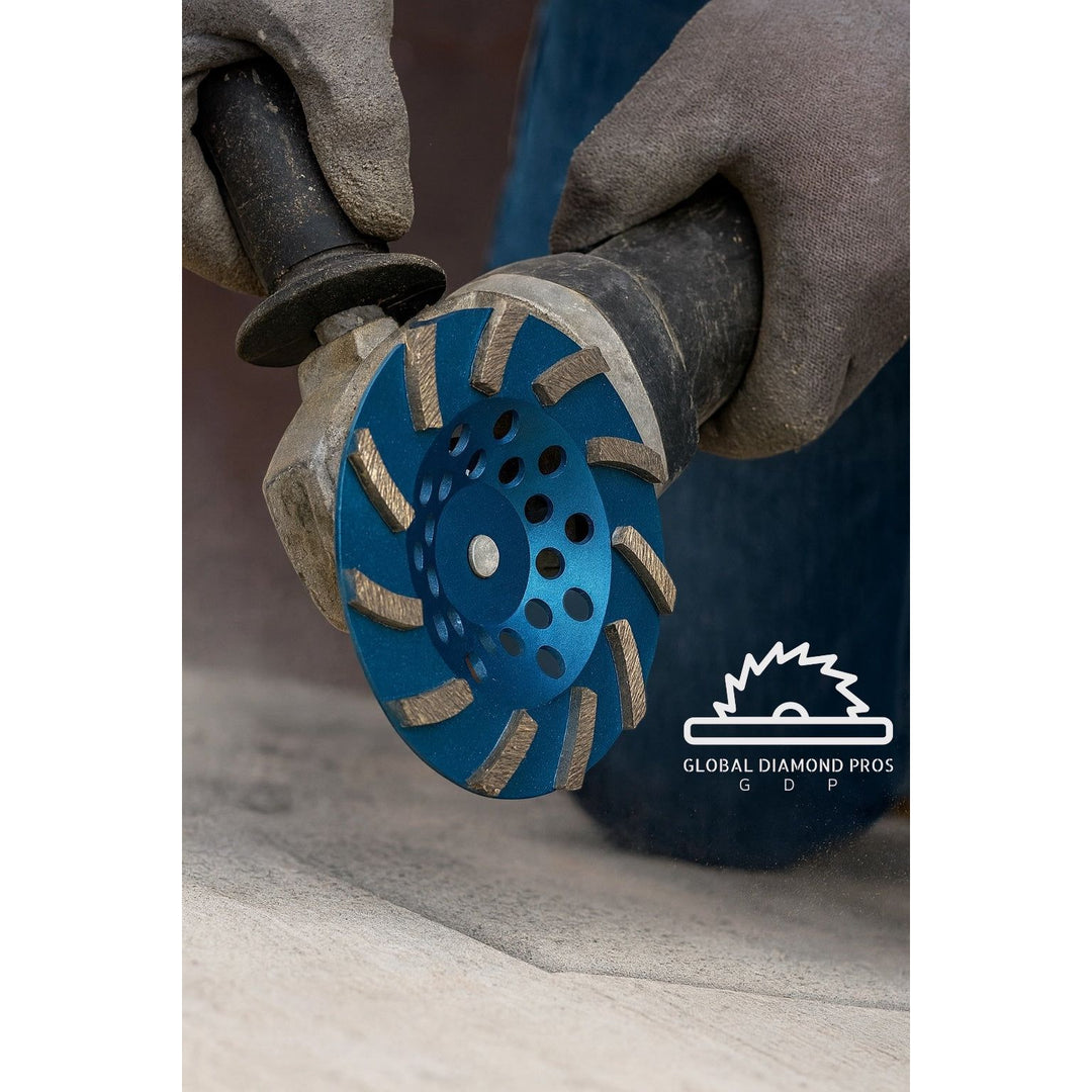 Angle grinder cup wheel for concrete 