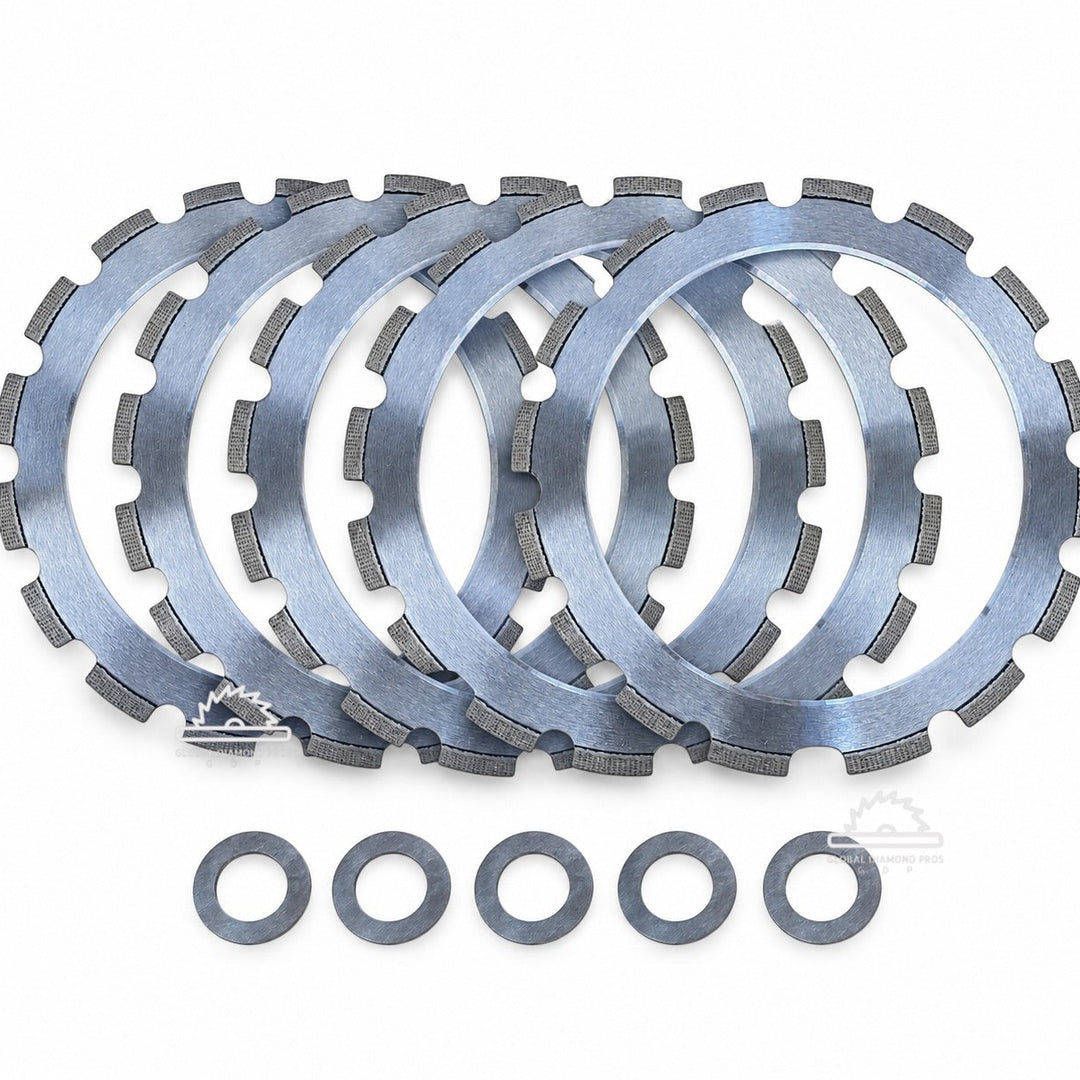 Ring Saw Blade 14" Husqvarna K970 Prime For Cutting Concrete Reinforced Concrete Masonry - 5 Pack
