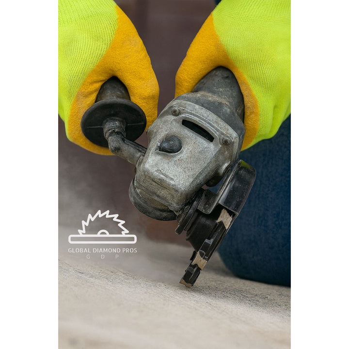 7 inch Diamond Grinding Cup Wheel Grit 30/35 Arrow Diamond Segment for Concrete Epoxy Glue Mastic Paint and Coating Removal 5/8-11 Thread - 5 Pack