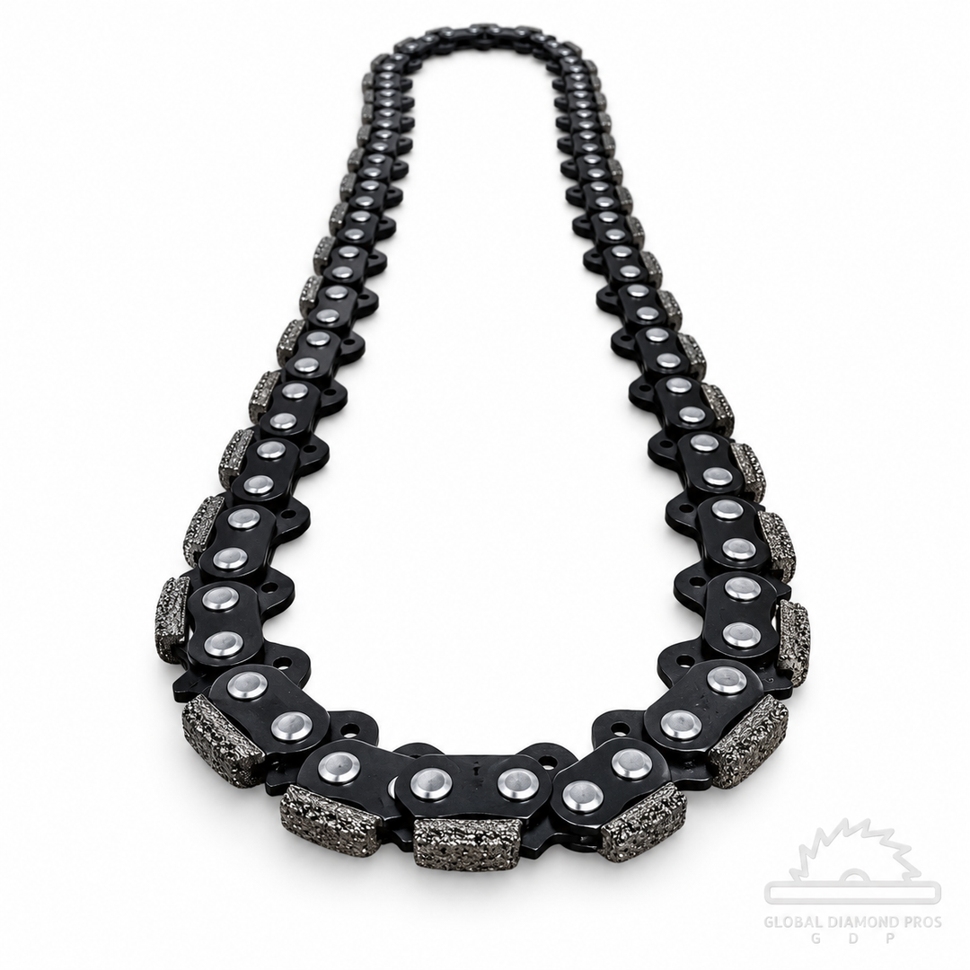 16" Utility Pipe Cutting Chain - Ductile Iron Chain - Fits 16" ICS Ductile Iron Chain
