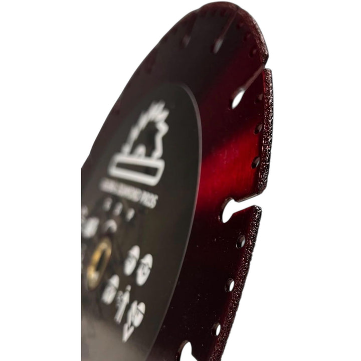 3-Pack Firefighter Fire Rescue Department Pack Cut-All Diamond Blade Bundle – 4.5”, 9” & 14”