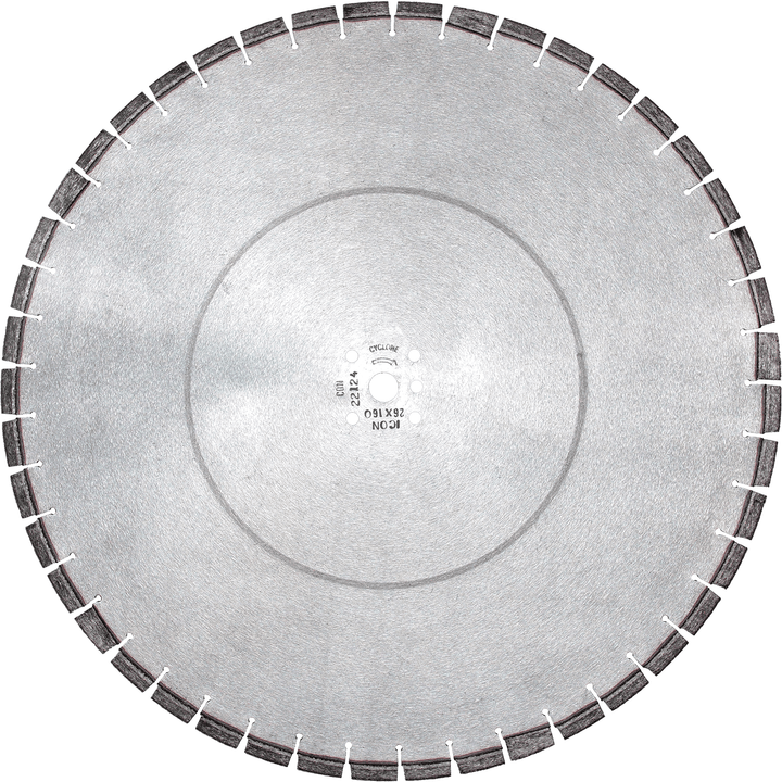 Professional Concrete Cutting Diamond Saw Blade for Cured Concrete Slab Saw Walk Behind Blade 26" 30" 36" 42"