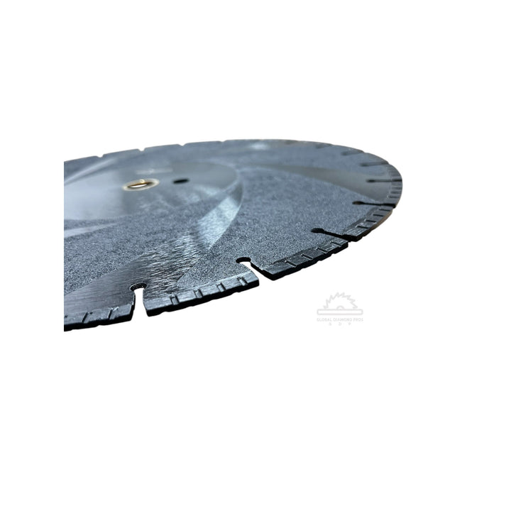 14” Ductile Iron Diamond Blade - Utility Pipe Diamond Blade - Steel - Metal - Ductile Iron Pipe - Cast Iron - PVC - Ductile Iron Diamond Blade