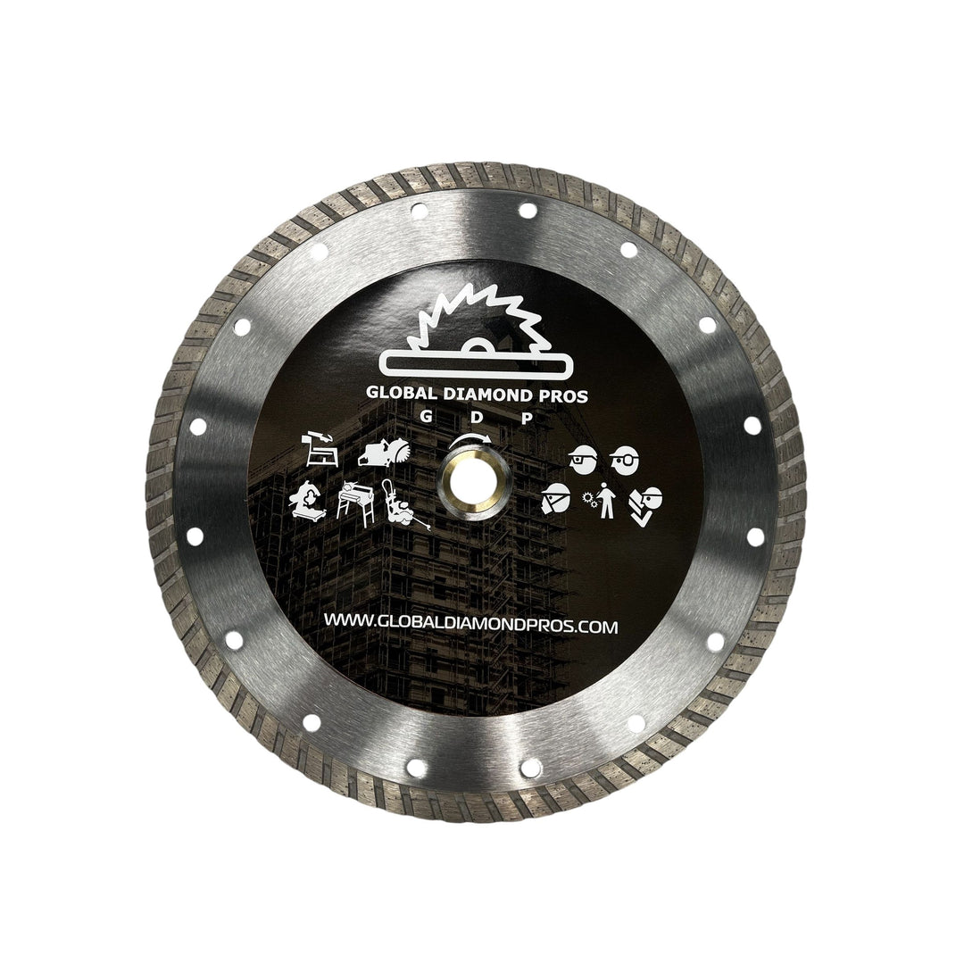 Makita 9 Inch Turbo Rim Diamond Blade for Concrete and Brick