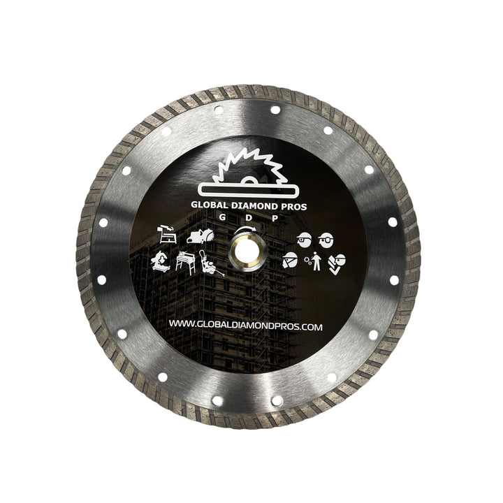 Makita 9 Inch Turbo Rim Diamond Blade for Concrete and Brick