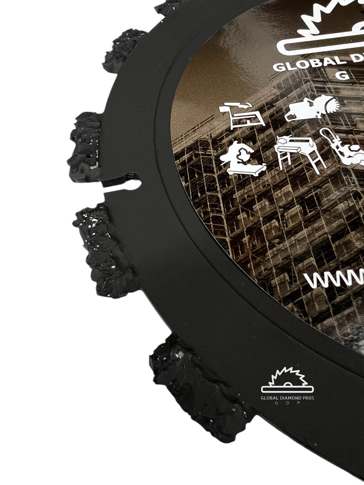 9" Tungsten Carbide Diamond Saw Blade for Demolition, Fire Rescue Applications, Breaching, Cut All Saw Blade - 3 Pack