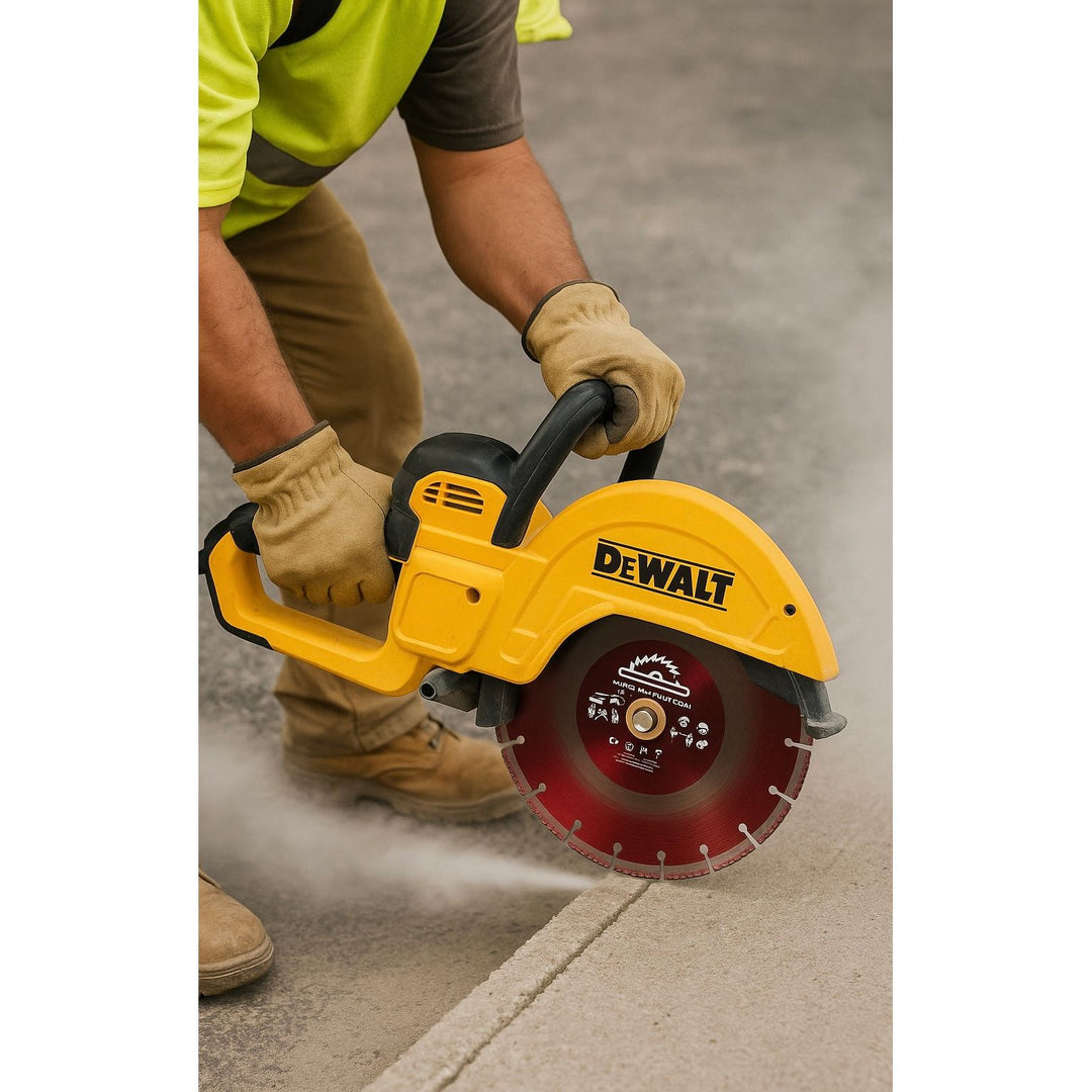 4.5” All-Cut Vacuum Brazed Diamond Blade Cut All For Concrete, Granite, Marble, Brick, Block fits Angle Grinder- 3 Pack