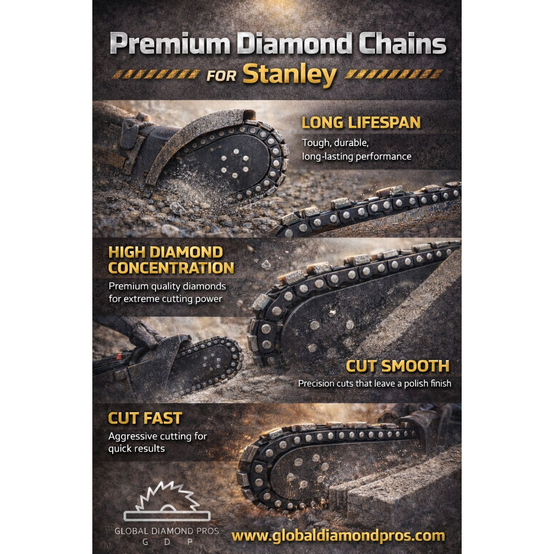 stanley hydraulic diamond chain