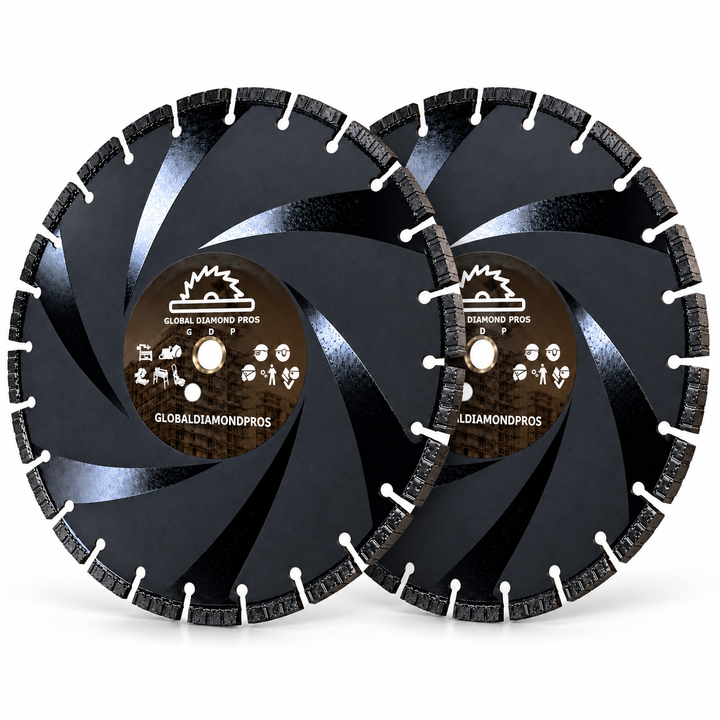 14” Ductile Iron Diamond Blade - Utility Pipe Diamond Blade - Steel - Metal - Ductile Iron Pipe - Cast Iron - PVC - Ductile Iron Diamond Blade
