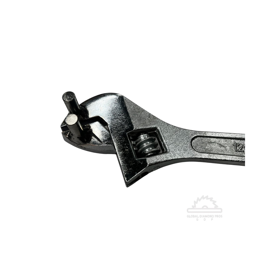 7” Premium S Segment Diamond Cup Wheel + Cup Wheel Wrench Kit Combo