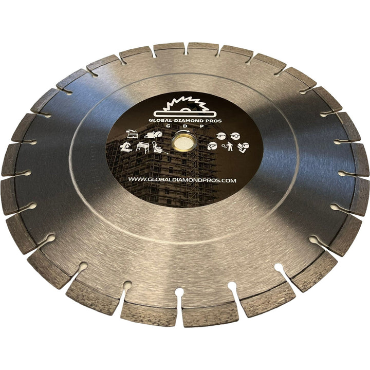 14" Diamond Blade - Laser Welded - Dry or Wet for Concrete Stone Brick Masonry -14" Diamond Blade General Purpose