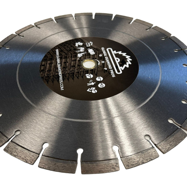 14" Diamond Blade - Laser Welded - Dry or Wet for Concrete Stone Brick Masonry -14" Diamond Blade General Purpose