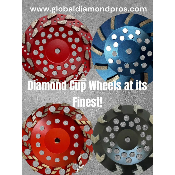 7" cup wheel for glue removal 