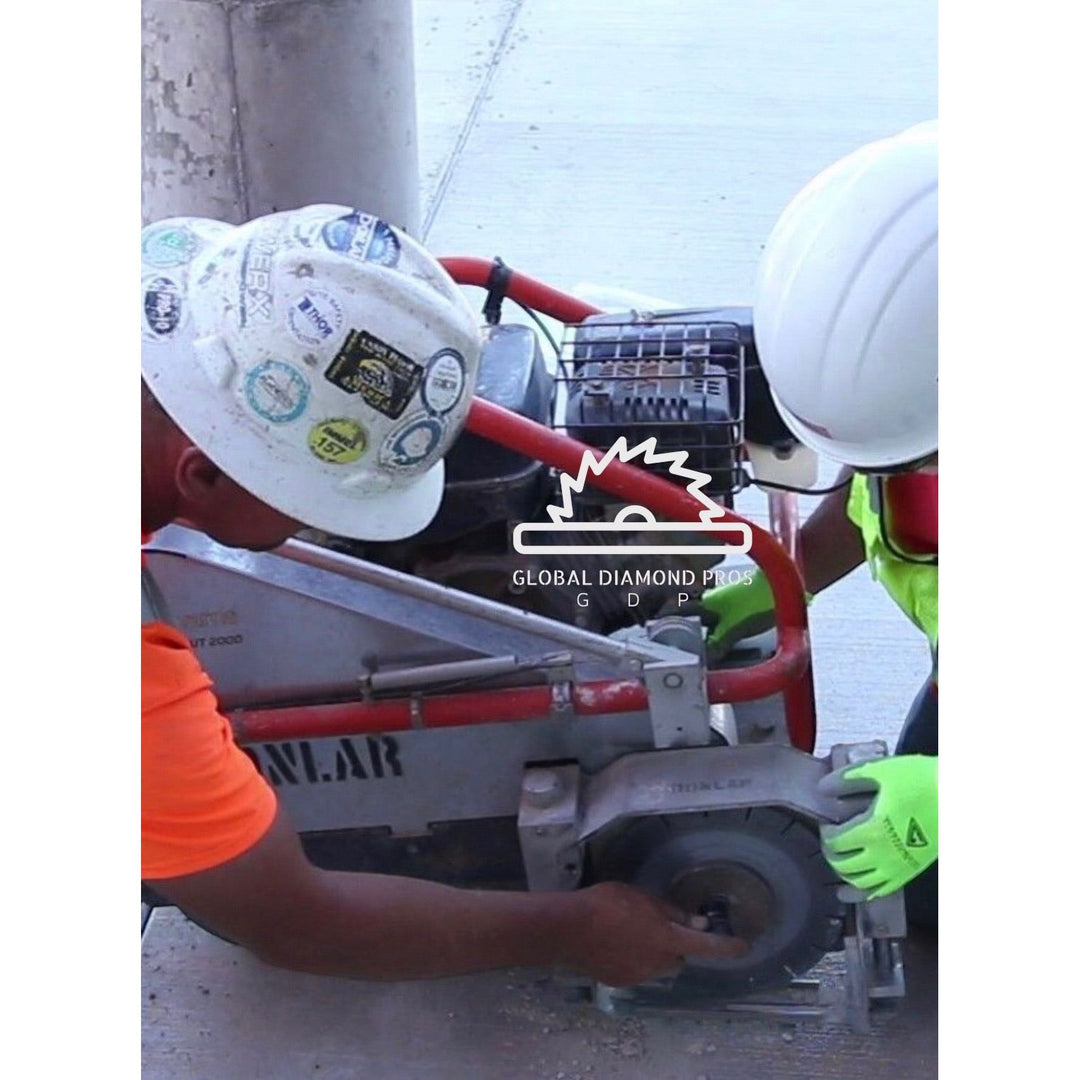 Soff-Cut 6" Early Entry Green Concrete Blade 2PK w/ Skid Plate & Spacers Package For Green Concrete Cutting