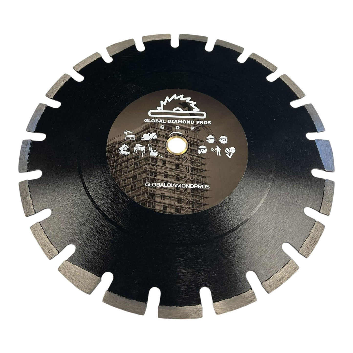 14" Asphalt Diamond Blade - Laser Welded - Premium Quality - Asphalt Abrasive Materials