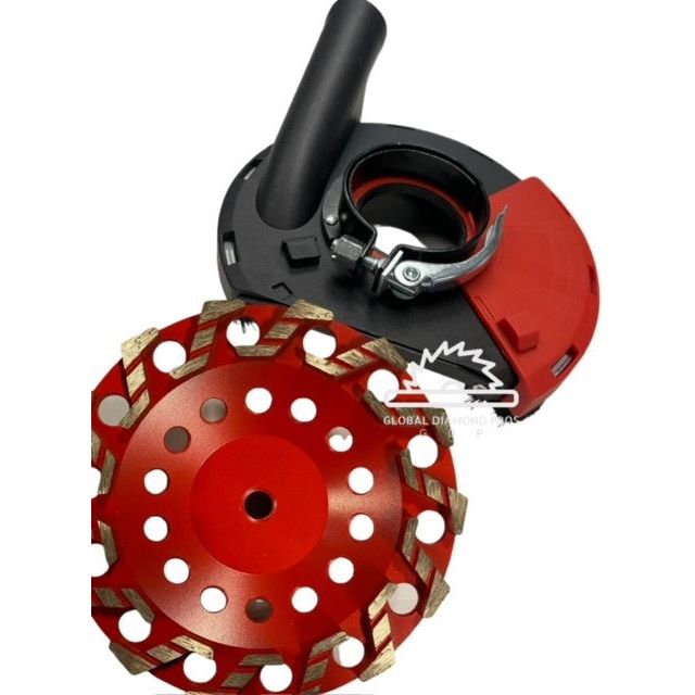 7" Dust Shroud - Universal Mount - Adjustable - Grinding Wheels - Angle Grinder