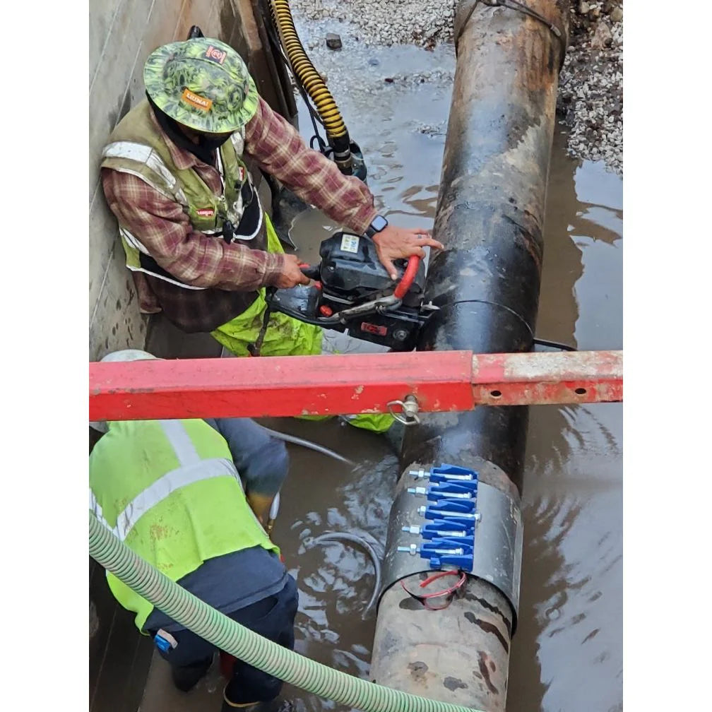 Utility Pipe Cutting Chain - Ductile Iron Diamond Chain - Utility Pipe ...