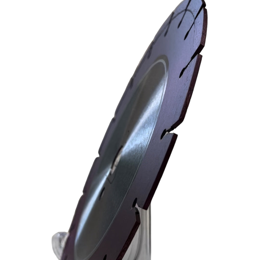 6” Early Entry Green Concrete Saw Blade Purple Cut