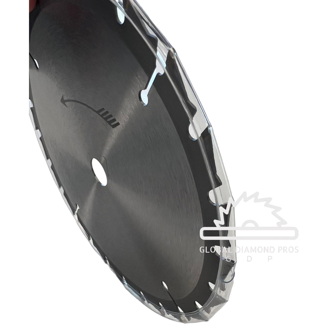 7”-1/4" Circular Saw Blade 24 Teeth For Cutting Wood Metals Pipe Aluminum 5/8" Arbor