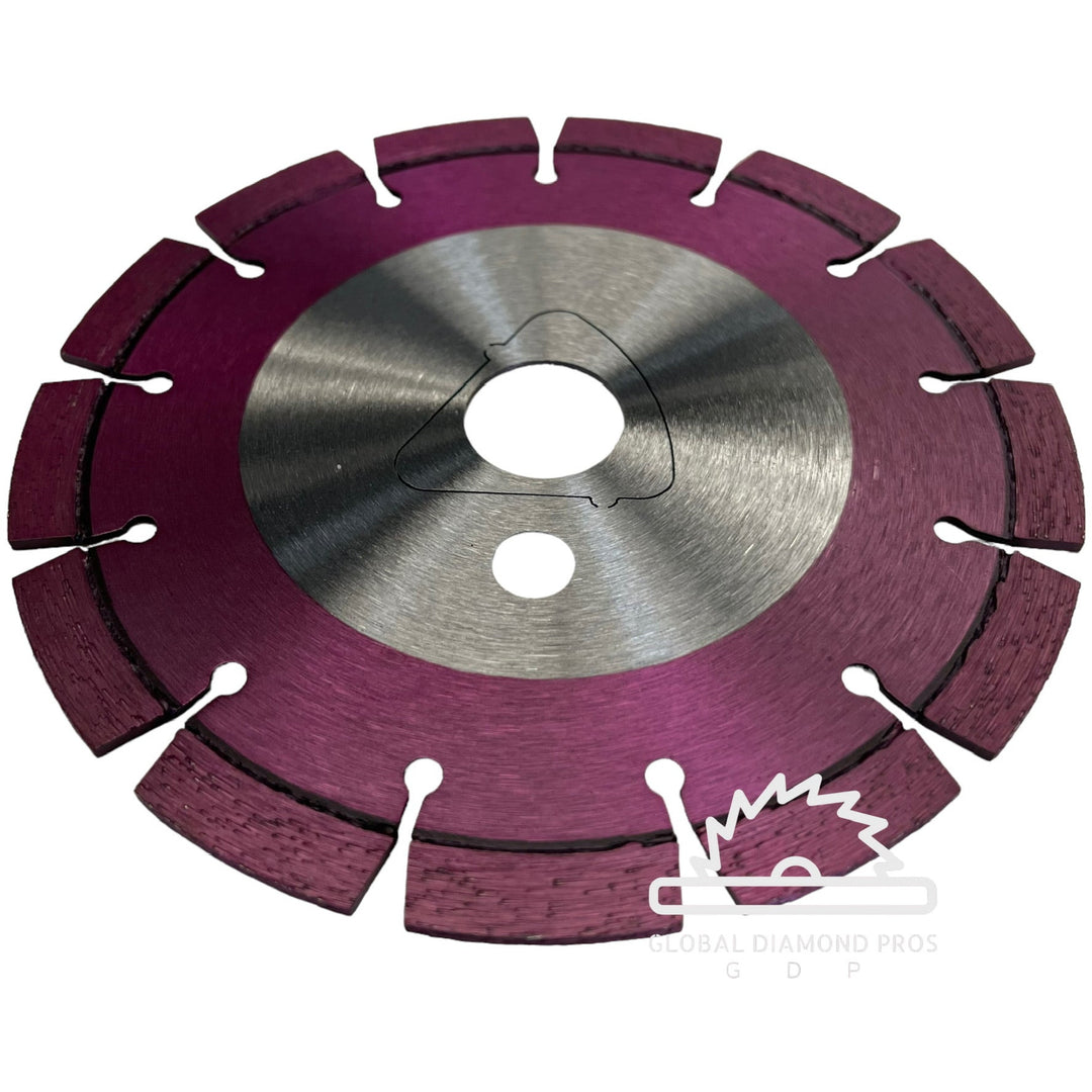 6” Early Entry Green Concrete Saw Blade Purple Cut