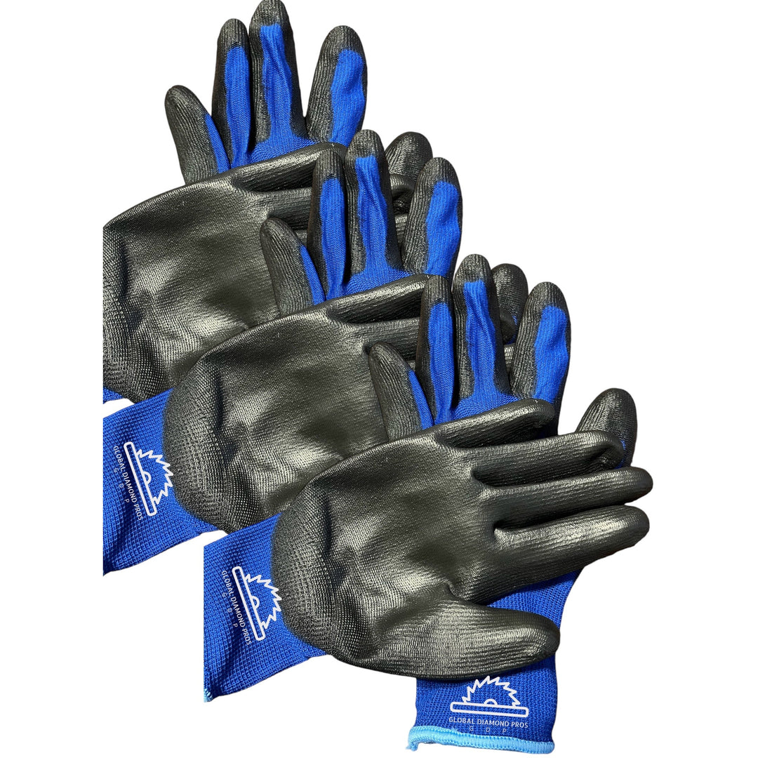 Professional Work Gloves for Construction Masonry Stone 3 Pack