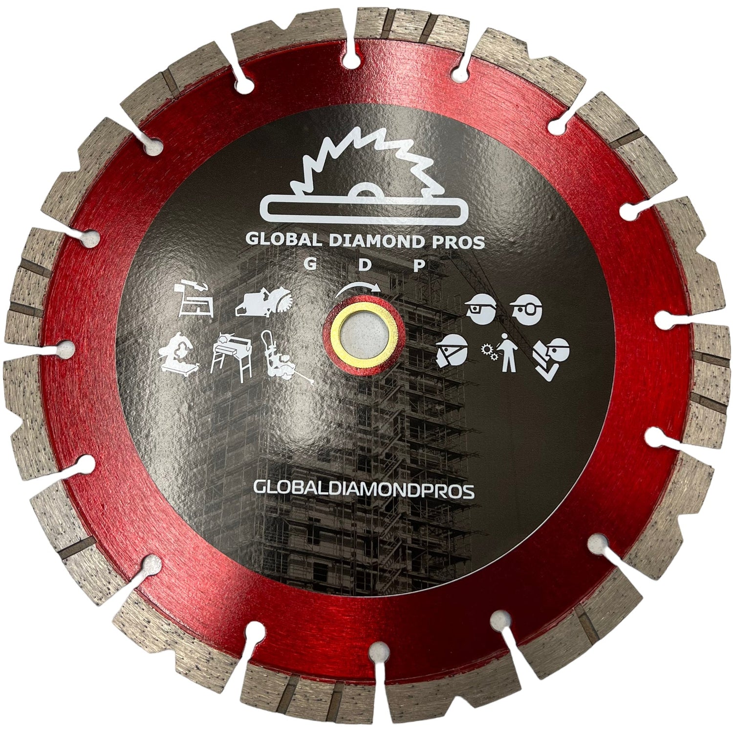 9" Diamond Blades for Battery Powered Cut-Off Saws