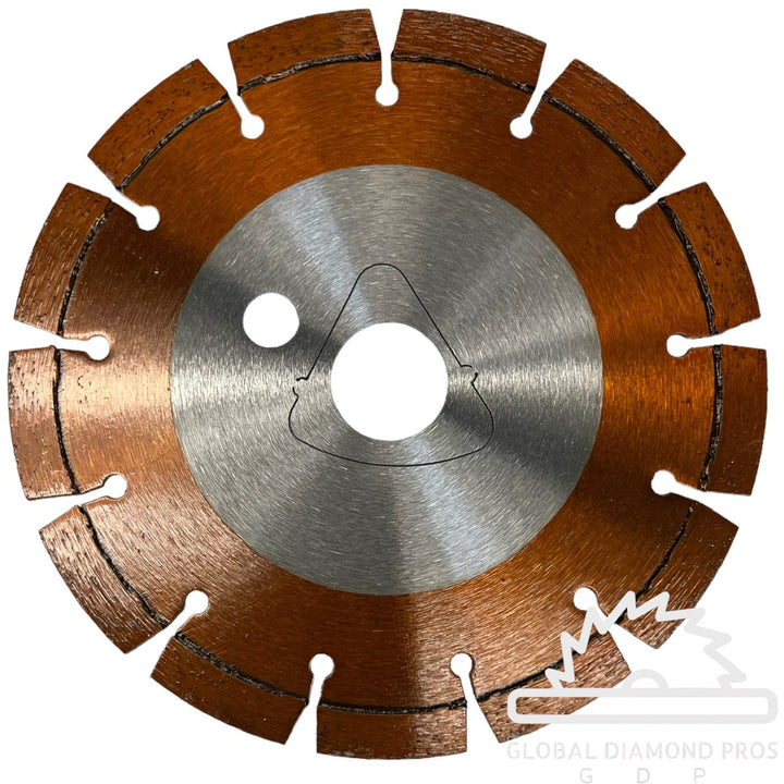 6” Early Entry Green Concrete Saw Blade Orange Cut