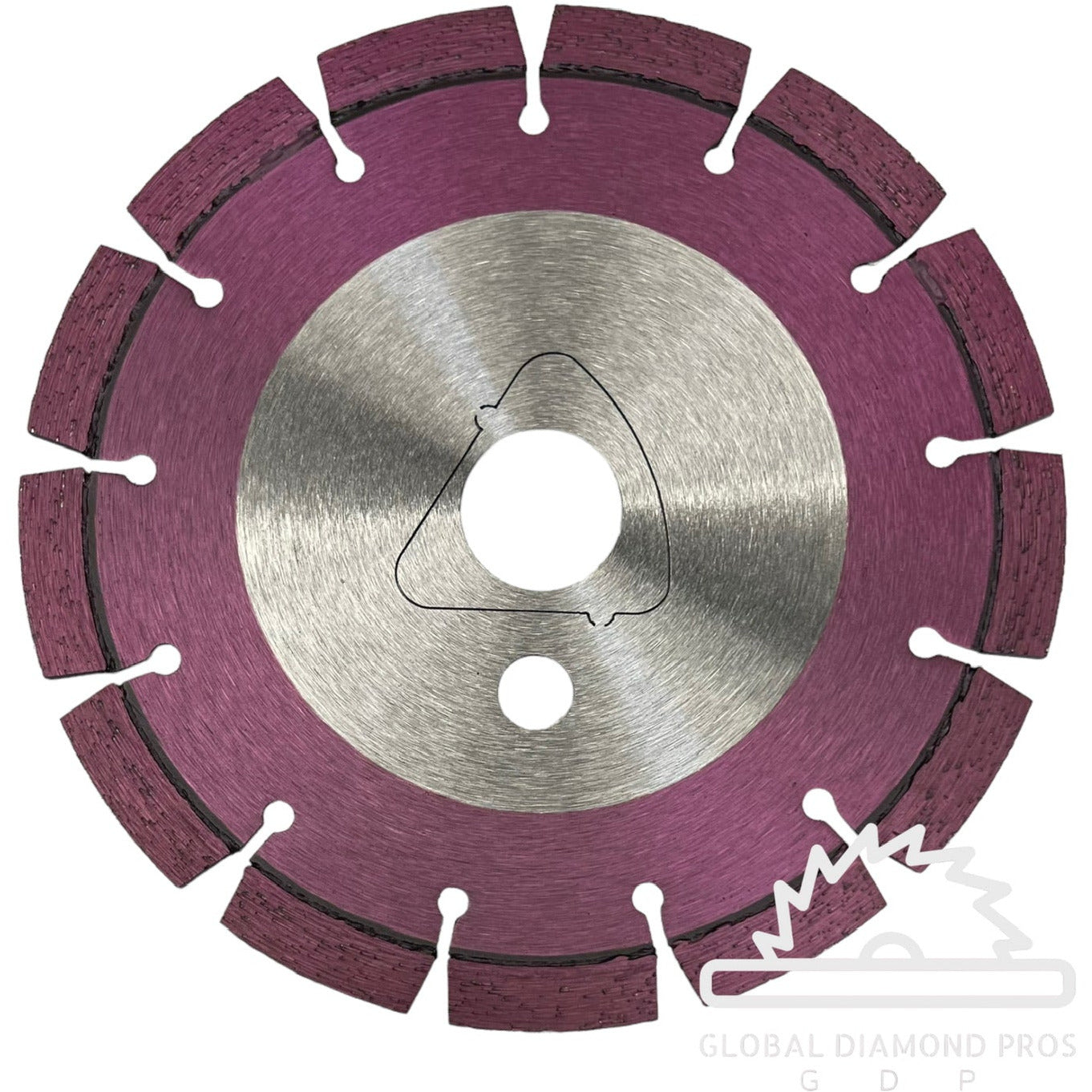 6” Early Entry Green Concrete Saw Blade Purple Cut