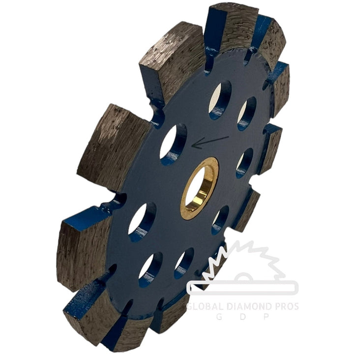 4.5" Tuck Point Blade - 4.5"x .250"-  7/8-5/8 Arbor - Masonry Tuckpoint Blade For Concrete, Brick, Block, Pavers, Stone