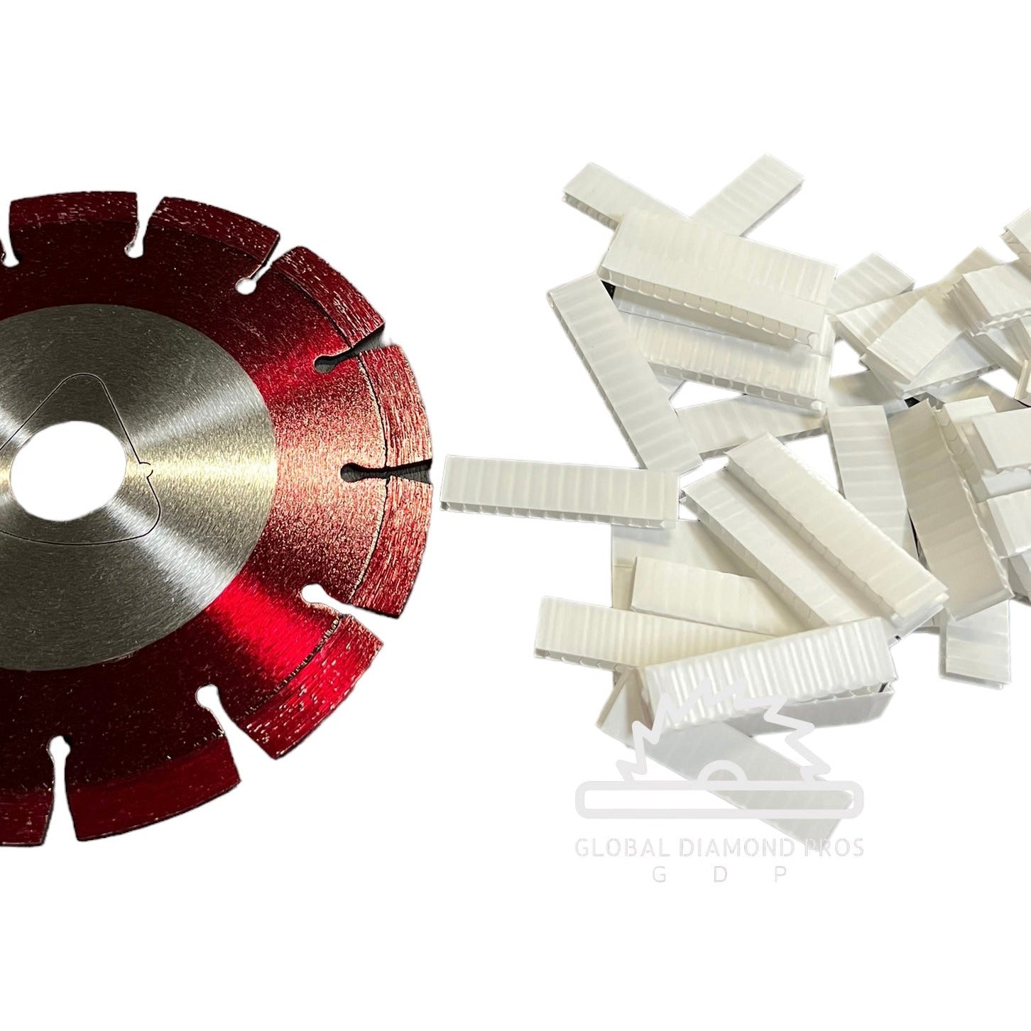 Husqvarna 10 x .100 Red Soff-Cut Diamond Blade - White Cap Husqvarna 10 x .100 Red Soff-Cut Diamond Blade - White Cap