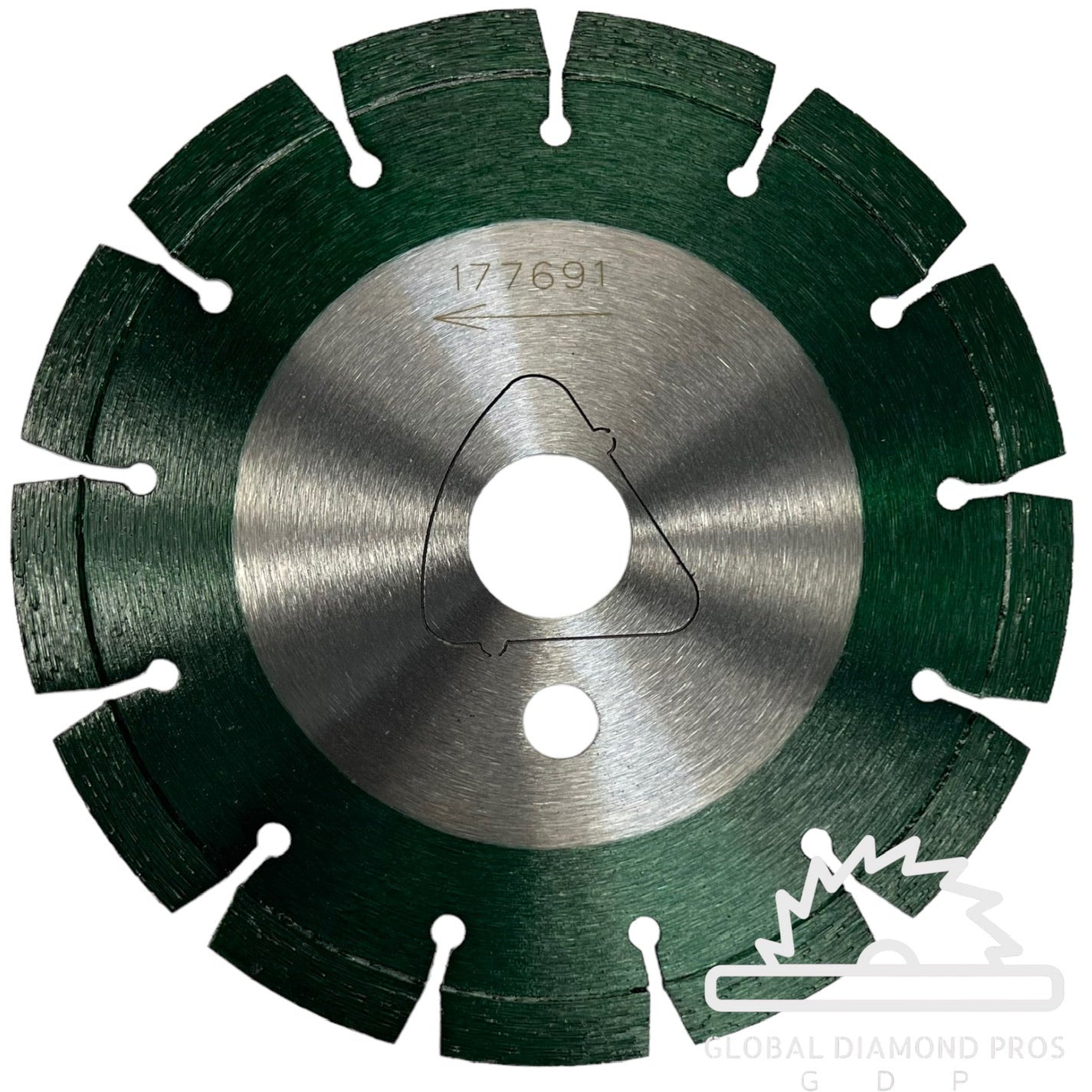 6” Early Entry Green Concrete Saw Blade Green Cut