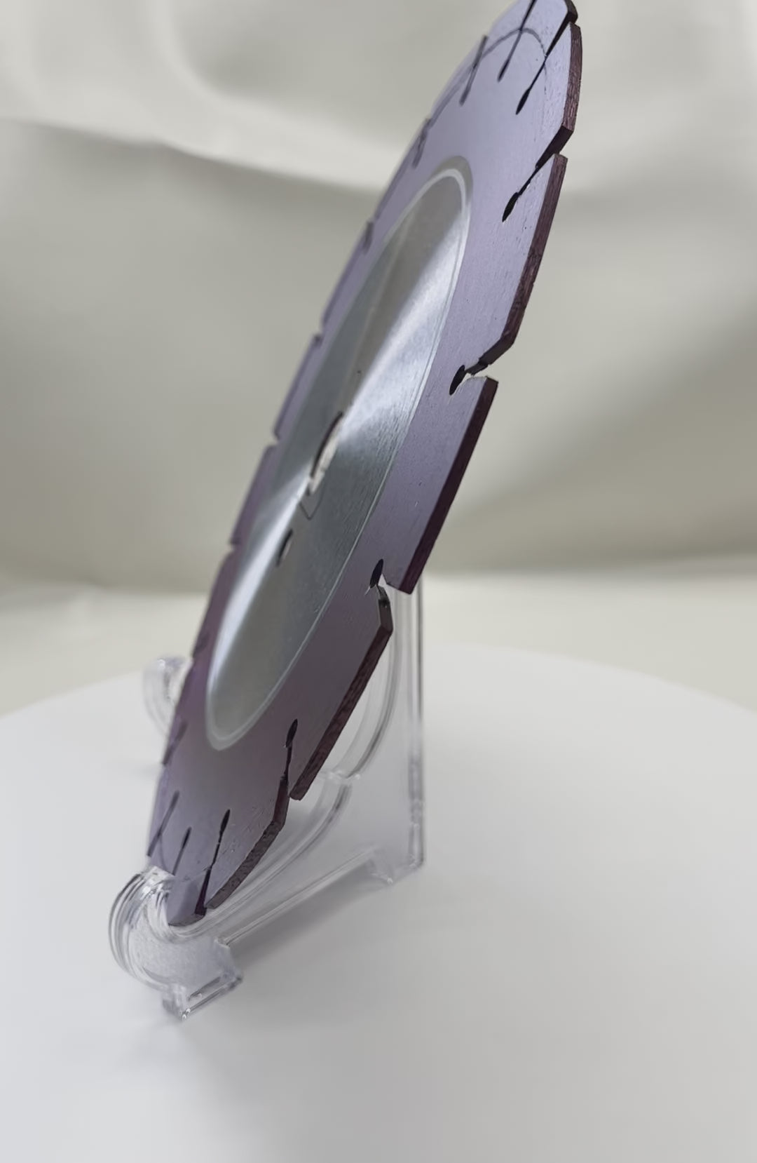 6” Early Entry Green Concrete Saw Blade Purple Cut