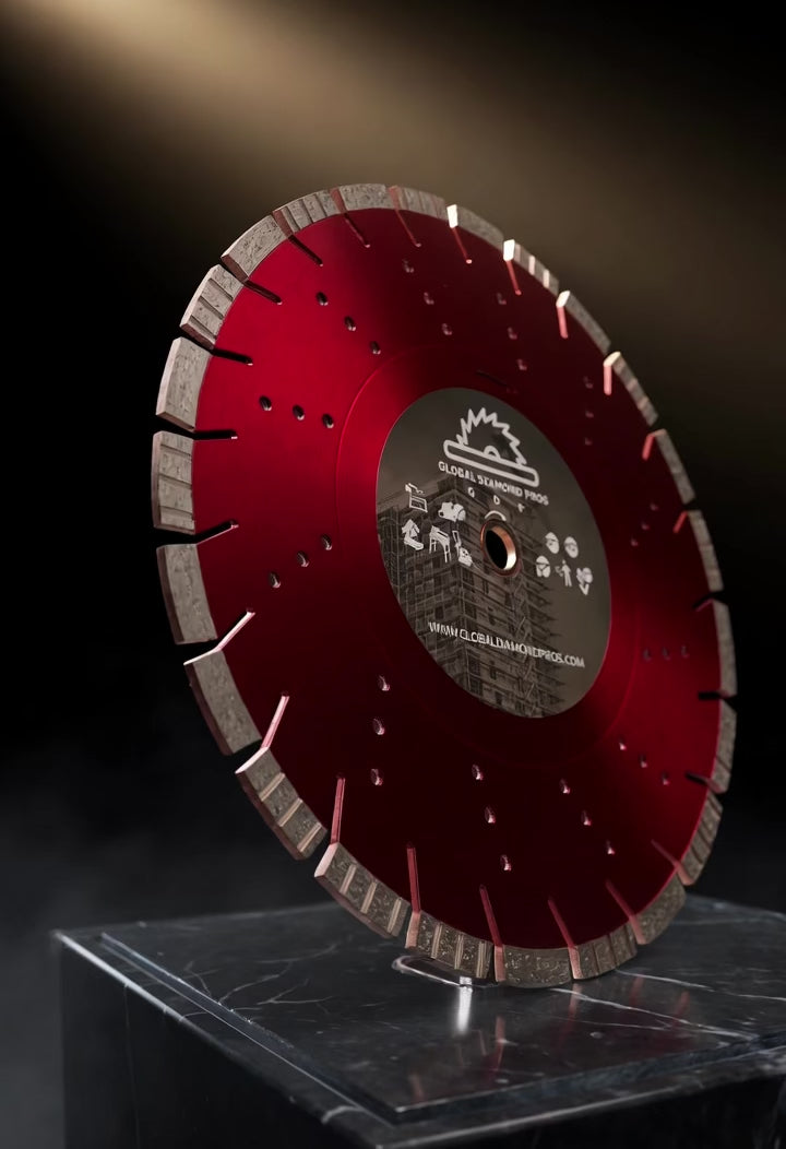 Laser Welded Diamond Blade For Fast Cutting Circular Saw Blade for Concrete Asphalt Stone 14"-18"