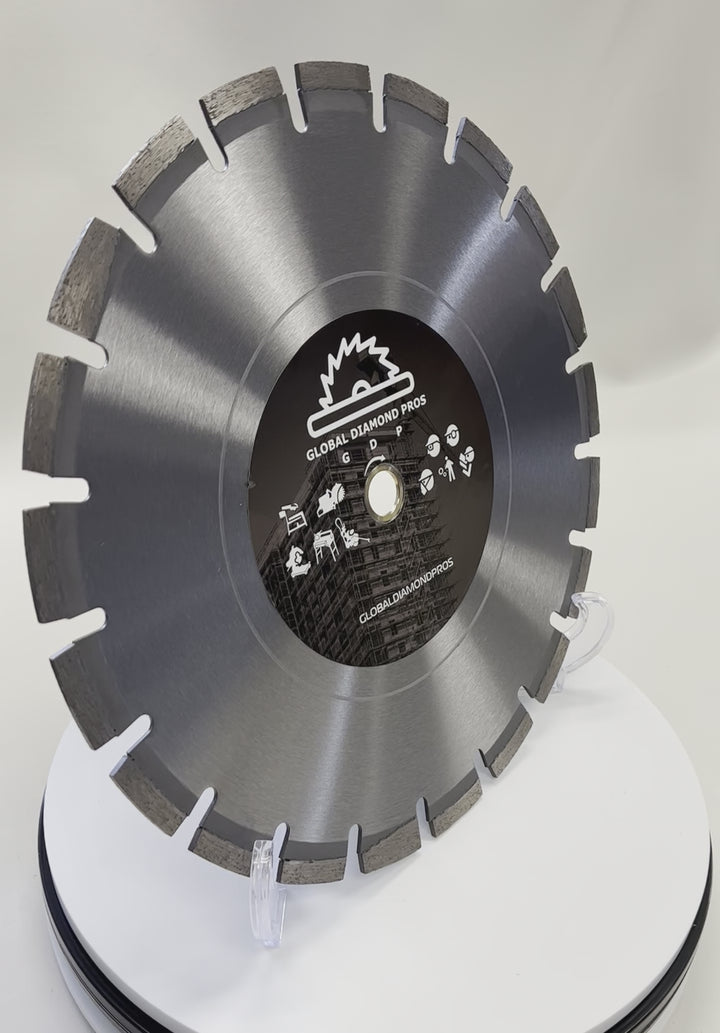 14" Premium Laser Welded Diamond Blade for Asphalt Cutting - Abrasive Asphalt Diamond Saw Blade