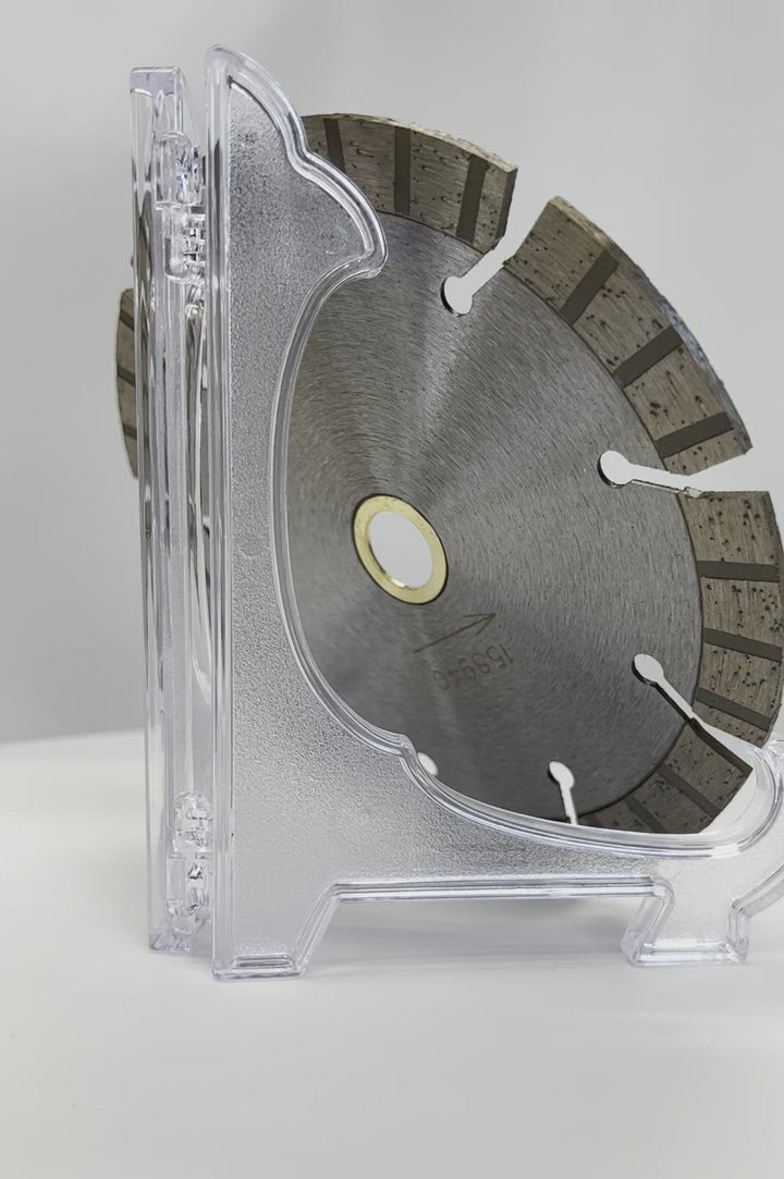 4.5” Diamond Blade Professional Segmented Cutting Saw Blade for Concrete, Asphalt, Hard Materials, Masonry, Angle Grinders - 3 Pack