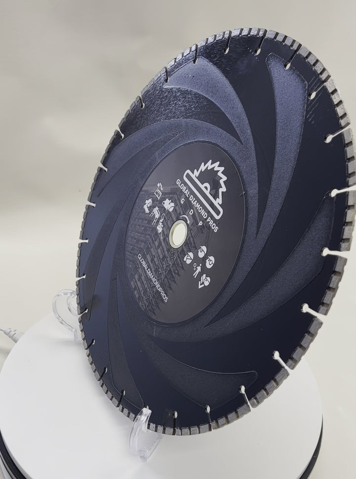 14” Ductile Iron Diamond Blade - Utility Pipe Diamond Blade - Steel - Metal - Ductile Iron Pipe - Cast Iron - PVC - Ductile Iron Diamond Blade